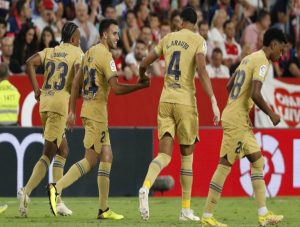 Sevilla 0 vs 3 Barcelona Highlights Video 