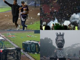 180 Injured, 129 Dead After Football Matches Ignites Riot & Stampede In Indonesia (Photos)
