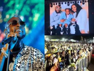 Fans Pay Tribute To Davido’s Late Son, Ifeanyi At 30BG Concert (Video)