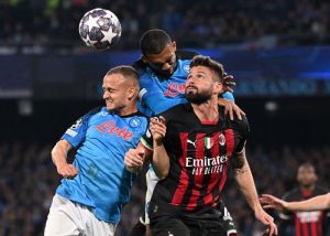 UCL: Napoli vs AC Milan 1-1 Highlights 